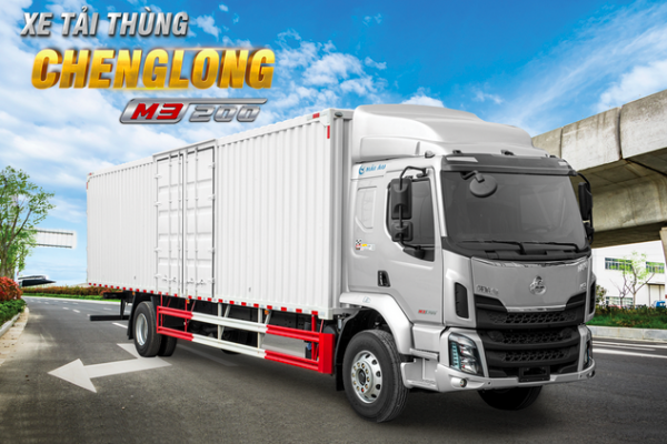 XE TẢI THÙNG CHENGLONG M3 4X2 200HP 4 MÁY (THÙNG KÍN NHẬP KHẨU)