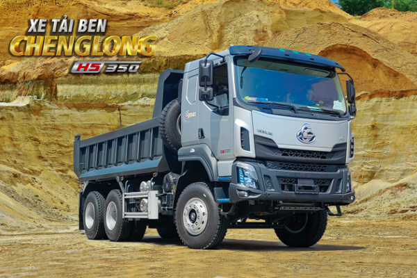 XE TẢI BEN CHENGLONG H5 6x4 350HP - THÙNG HYUNDAI