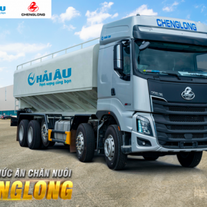 XE CHỞ THỨC ĂN CHĂN NUÔI (XE BỒN CHỞ CÁM) - 32 KHỐI - CHENGLONG HẢI ÂU